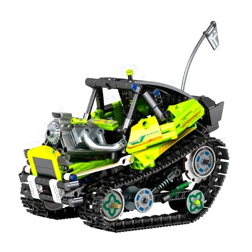 LINGAN Daiwa RC Car Truck Building Set, 4 Designs, Remote Control, 540 Pieces, Off-Road Vehicle Construction Toys for Kids and Adults