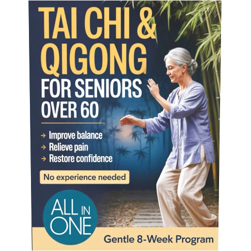 By Evelyn Chen (Author) Tai Chi & Qigong for Seniors Over 60: A Gentle 8-Week Program Combining Movement and Breath to Improve Balance, Relieve Pain, and Restore Confidence—No Experience Needed