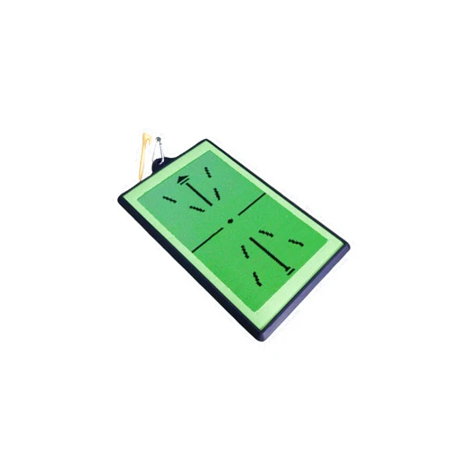 GolfTrainingAids Golf Swing Path Trainer Mat – Instant Feedback for Swing Plane, Club Path, and Ball Contact – Sequins Reveal Impact Direction – Golf Training Aid for All Skill Levels