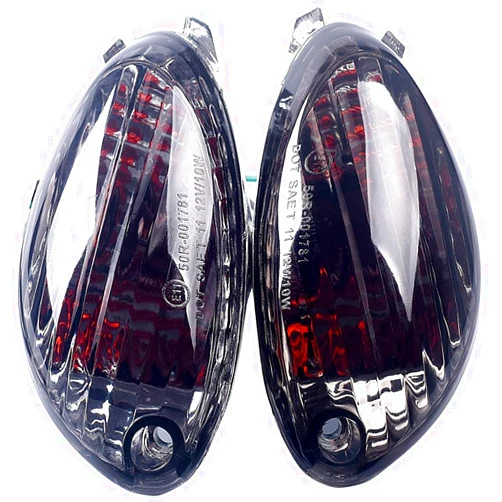 Bright2wheels Motorcycle LED Rear Turn Signals Compatible with 2008-2019 Hayabusa GSXR1300,Smoke