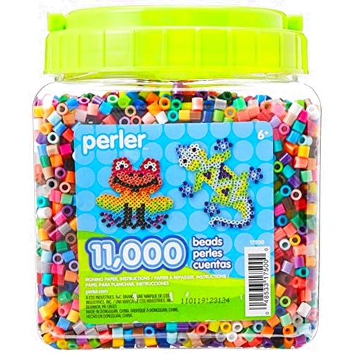 Perler Beads Assorted Multicolor Fuse Beads for Kids Crafts, 11000 pcs