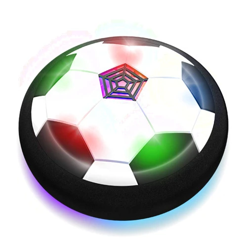 Toyk Boy Toys - LED Hover Soccer Ball - Air Power Training Ball Playing Football Indoor Outdoor Game - Birthday Gifts for Kids, Age 3 4 5 6 7 8-12 Year Old Boys - Soccer