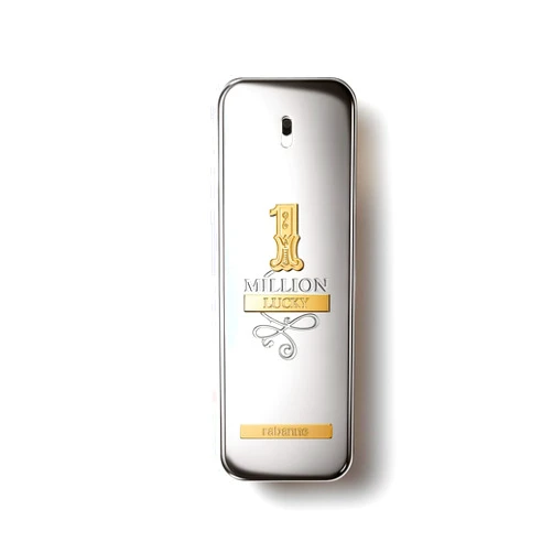 Rabanne 1 Million Lucky Eau de Toilette - Long Lasting Woody Aromatic Fragrance for Men with Hazelnut, Plum & Cedarwood - Men's Designer Perfume Spray, 3.4 oz