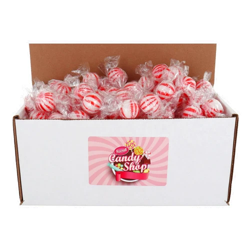 SECRET CANDY SHOP Colombina Jumbo Mint Balls Peppermint Candy in Box, 2lb (Individually Wrapped) (Peppermint, 2lb)
