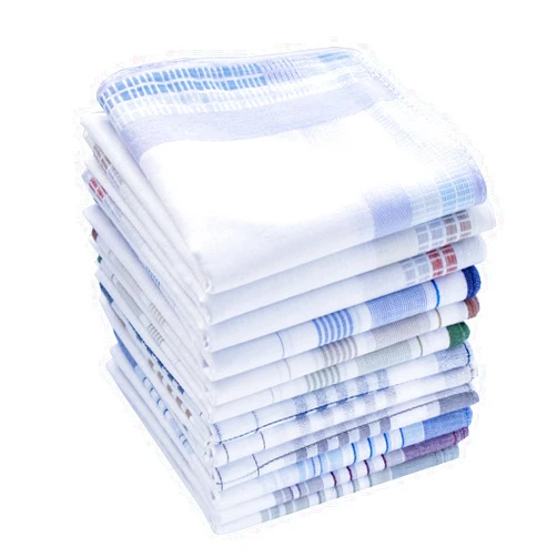 MZLIU Men's Handkerchiefs Soft Cotton with Elegant Pattern in Assorted Color, 16 inches 12 Pieces