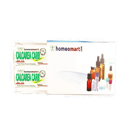 Homeomart.com Calcarea Carbonica Homeopathy Pellets (Pills) in 1M Potency, Pack of 2