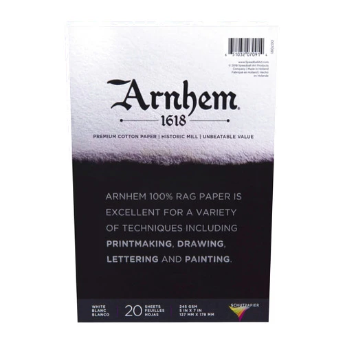 Speedball Arnhem 1618 Printmaking Paper Pad, 5
