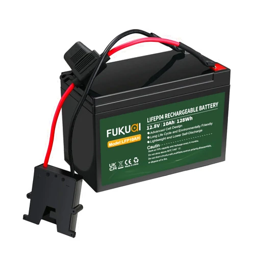 Fukuai 2000 Cycles Replacement Battery Compatible with Fisher-Price Power Wheels 12-Volt Battery, 12.8V 10Ah LiFePO4 Rechargeable Battery