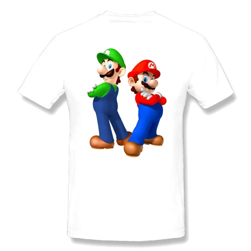 ZHUYOUDAO Super Mario Luigi Tshirts for Men