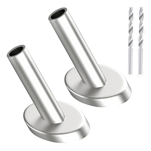 RiaYer 50 Pack 30 Degree Angle Protective Sleeves, Cable Railing Corner Protector Sleeve Beveled for 1/8