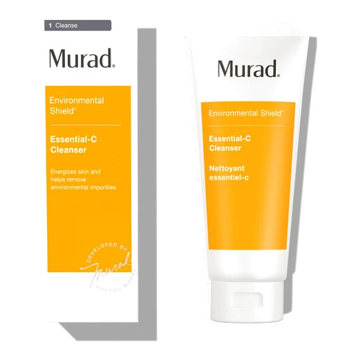 Murad Essential-C Cleanser - Environmental Shield Foaming Face Wash Gel - Vitamin & Antioxidant Rich Treatment Backed by Science