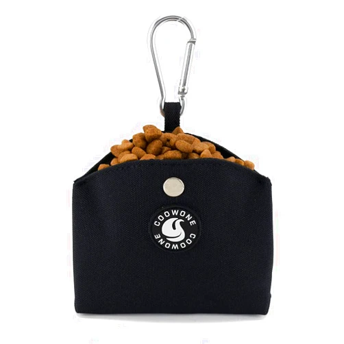 Coowalk Dog Treat Pouch, Pet Training Treat Pouch with Clip and Magnetic Opening, Easily Carries Small Pet Toys, Kibble, Treats