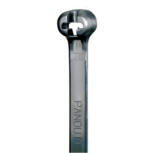 Panduit BT4LH-TL0 Cable Tie, Metal Barb, Light Heavy, Weather Resistant Nylon 6.6, 14.9-Inch Length, Black (250-Pack)