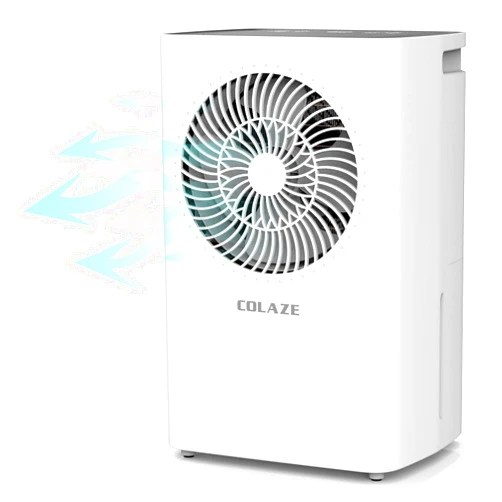 COLAZE Dehumidifier for Basement - 2500 Sq. Ft 30 Pint Dehumidifier with Drain Hose for Home Large Room Bathroom Bedroom - Smart Humidity Control, 24H Timer, Auto Manual Drain, 3 Modes
