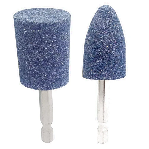 ERDANER 4pcs Metal Grinding Stone Set,Rotary Tool Grinding Stone Wheel Head with 1/4Inch Shank