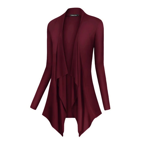 Urban CoCo Women's Long Sleeve Open Front Drape Cardigan Loose Casual Lightweight Women Blazer Jackets 2024 Fall