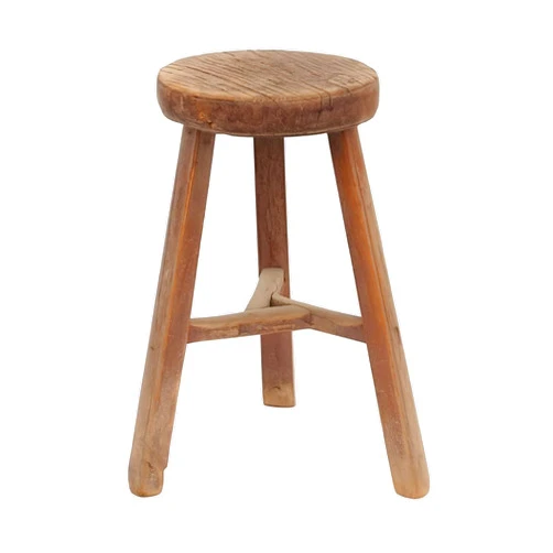 Artissance Wooden Stool with a Natural Wood Finish – Vintage-Inspired Plant Stool and Wooden stools Perfect for Living Room, Bedroom, Patio, or Home décor Accents