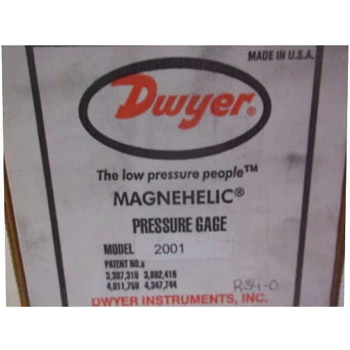 Dwyer 2001 Magnehelic Differential Pressure Gauge, 2000: 0.-1.0