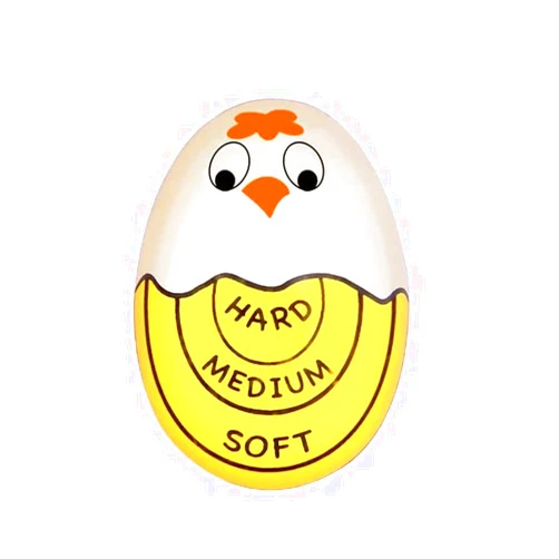 Staol Cartoon Egg Timer Color Changing Indicators Soft & Hard Boil Eggs Thermometer Kitchen Gadget Tells When Eggs Are Readys Egg Timers For Cooking Hard Boiled Eggs Kitchen Cute