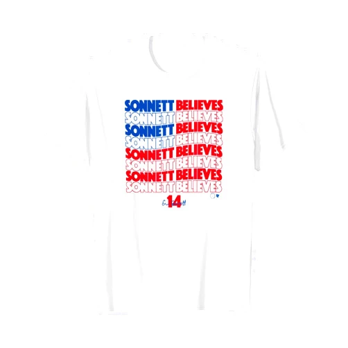 BreakingT Emily Sonnett: Sonnett Believes - USWNT Players - Soccer T-Shirt