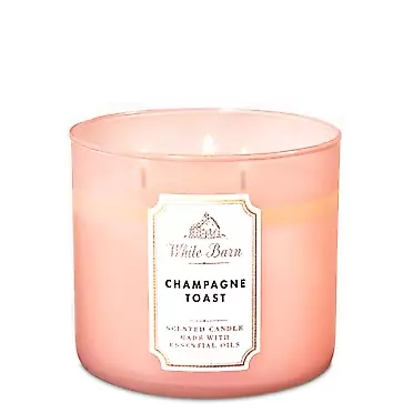 Bath & Body Works Champagne Toast 3 Wick Candle ~ White Barn ~ Bath and Body Works