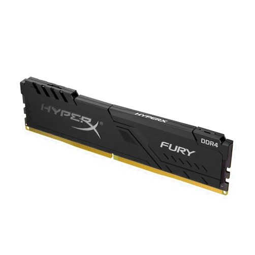 HyperX Fury 32GB 3200MHz DDR4 Ram CL16 DIMM Black Desktop Memory with low-profile heat spreader