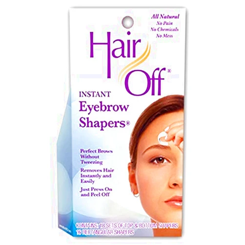 Hair Off HairOff Instant Eyebrow Shapers 18 Each (Pack of 7)