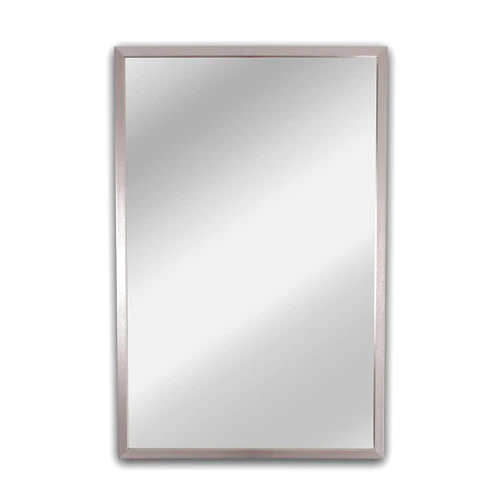 CHLOE'S Reflection Chrome Finish Rectangular Framed Wall Mirror 33