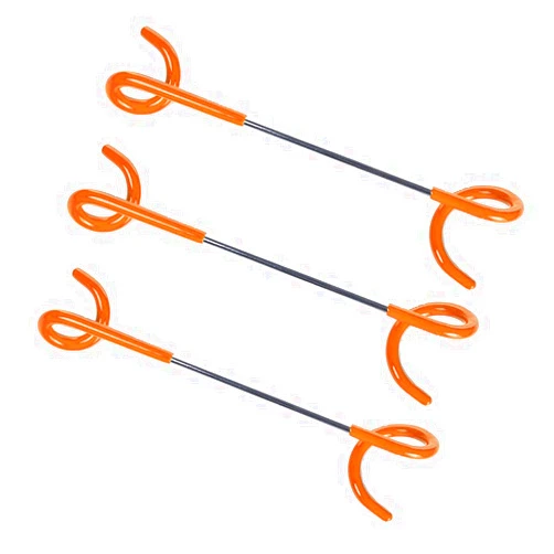 KJMY Outdoor Lamp Post Hanging Light Holder Stick Camping Hook Hanger Multifunction 3pcs