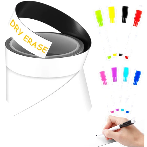 Geyoga 2 Rolls Dry Erase Magnetic Strip 2