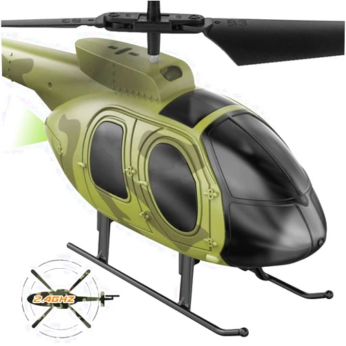 VATOS Remote Control Helicopter for Kids, Camouflage RC Helicopter, 2.4GHz Radio Controlled Helicopter with Gyro 3 Channel Indoor Toy, One-Key Take-Off, Gift for Boys Adults