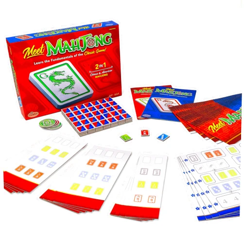 ThinkFun Meet Mahjong - The Engaging Family Board Game for 4 | Teaches Basics of Mahjong | Perfect for Adults and Kids | Enhances Memory and Cognitive Skills