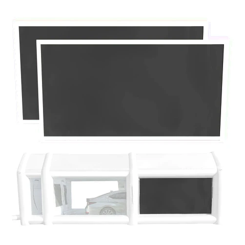 FLAPKWAN 2pcs Oversized Cottons Replacement for 33X16.5X13FT Inflatable Paint Booth