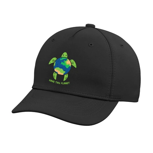Earth Day Save Pro Eco Environment Gift Save The Earth Planet Day Environment Turtle Recycle Ocean Adjustable Baseball Hat