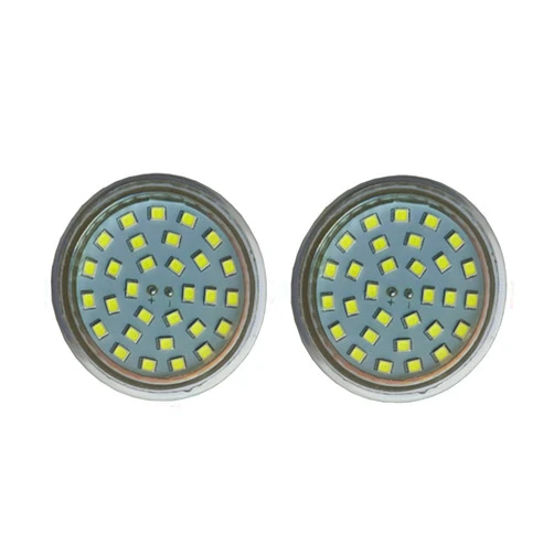 LLBEAULM GU10 LED Light Bulbs 35W Equivalent Halogen Replacement 5W 12V 24V Bi-pin GU10 Outdoor Landscape Yard Decoration Lighting AC/DC 12-60V, Pack of 2 (Color : Warm White)
