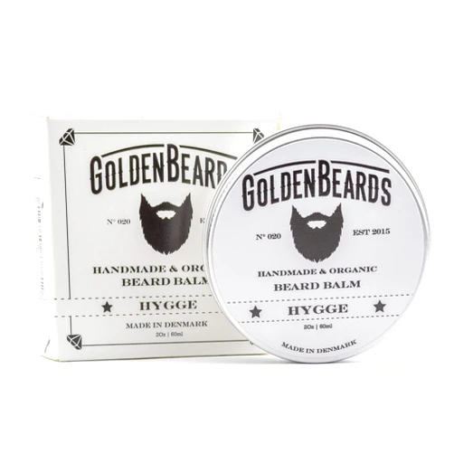 Golden Beards Kobenhavn BALM GROOMING OIL Bio Beard Balm -HYGGE - 60ML - 100% Organic by -Golden Beards- NON SCENTED Beard Oil