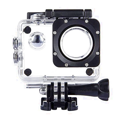 TEKCAM Action Camera Waterproof Housing Case Compatible with AKASO EK7000 V50 Elite/SJCAM/Apexcam/Remali CaptureCam/Vemont/HLS/WOLFANG GA300 Action Camera Replacement Protective Case Diving Shell