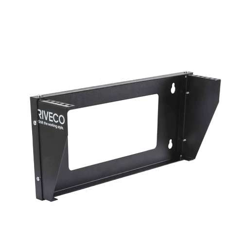 RIVECO 2U Wall Mount Rack for Network| Reinforced Heavy Load 66-99 LBS Small Server Racks Vertical & Horizontal Mounting for 19 inches IT & Studio Equipment.