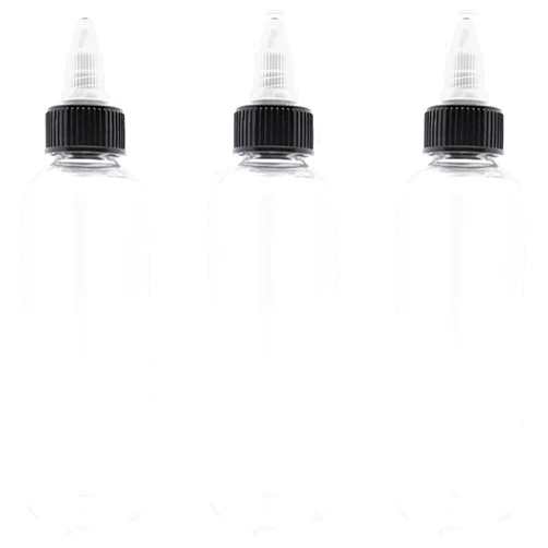 XYSMZM 3 Pcs 6oz Dispensing Bottles, Plastic Squeeze Bottles with Twist Top Cap