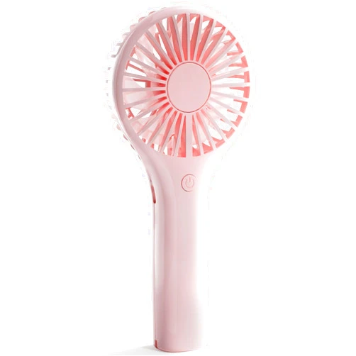 Edvision Handheld Fan, Portable Fan Mini Fan Powerful Hand Fan with 3 Speeds, USB Rechargeable Personal Fan, Makeup Lash Fan for Stylish Girls, Cute Small Pocket Fan for Travel/Outdoor/Home, Pink