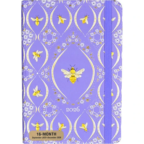 Peter Pauper Press,Claire Hocking 2026 Florentine Bees Weekly Planner (16 months, Sept 2025 to Dec 2026)