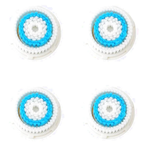 ZaneGear Compatible Replacement Facial Cleansing Brush, Skin Brightening, Deep Pore Face Brush Head Replacement as Facial Cleaning Tool for Clogged and Enlarged Pores(4-Pack)