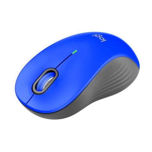 Logitech Signature M550 L Full Size Wireless Mouse - for Large Sized Hands, 2-Year Battery, Silent Clicks, Bluetooth, Multi-Device Compatibility - Blue