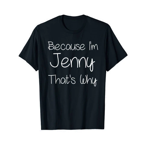 Custom Mother Christmas Mom Girl Wife First Names JENNY Funny Personalized Birthday Women Name Gift Idea T-Shirt