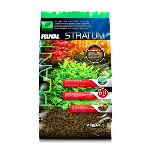 Fluval 12693 Plant and Shrimp Stratum for Freshwater Fish Tanks, 4.4 lbs. – Aquarium Substrate for Strong Plant Growth, Supports Neutral to Slightly Acidic pH