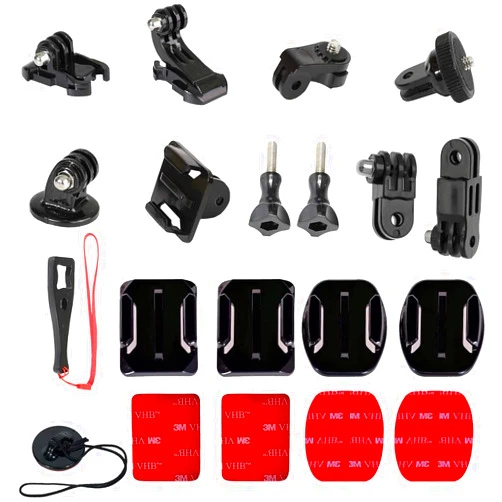 LETOP Universal Action Camera Accessory Kit for GoPro Hero 12 11 10 9 8 7 6 5 Black Go pro Max Insta360 One R/X2/X3 DJI OSMO Action 2 3 4 AKASO APEMAN Sports Cam, Helmet Base Adhesive Tripod Adapter Mount