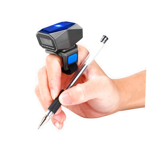 Eyoyo Upgraded 2D Ring Barcode Scanner Bluetooth, USB Wired & 2.4G Wireless & Bluetooth Mini Wearable Bar code Scanner, 1D 2D QR Image Barcode Reader PDF417 Data Matrix for iPhone, Andriod, Tablet, PC