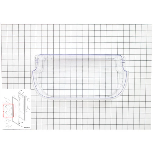 Generic Door Bin - Clear Replacement For Frigidaire LFSS2612TF3 LFSS2612TF4 LFSS2612TP0 LFSS2612TP1 LFSS2612TP2 LFSS2612TP3 LFSS2612TP5 LFSS2612TE3 LFSS2612TE4 LFSS2612TF0 LFSS2612TF1 LFSS2612TF2 Refrigerator