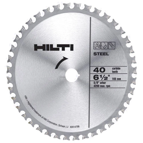 HILTI 6-1/2 in. x 5/8 in. Z40 A Ferrous Blade