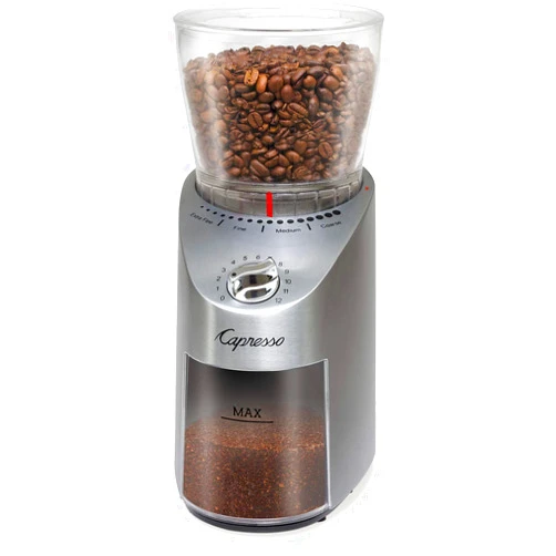 Capresso Infinity Plus Stainless Steel Conical Burr Grinder